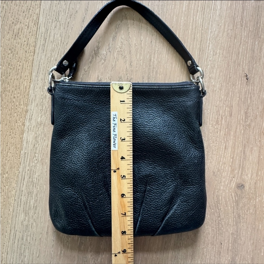 COACH Brooke Black Pebbled Leather purse - Picture 3 of 12